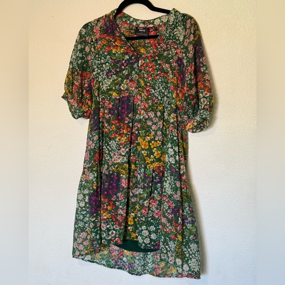 Maeve By Anthropologie Plus Melinda Tiered Tunic Dress Women's XS
